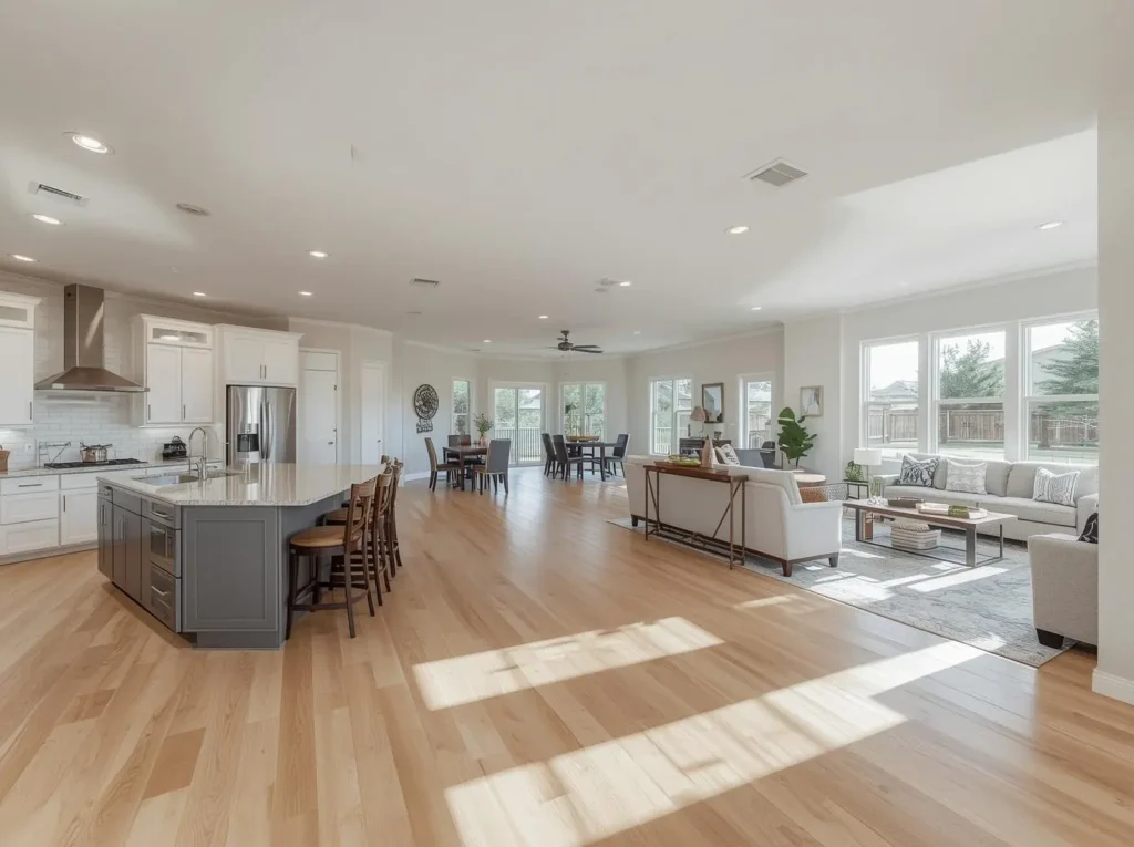 Texas home improvement hacks — luxury vinyl plank flooring upgrade in Austin, TX home