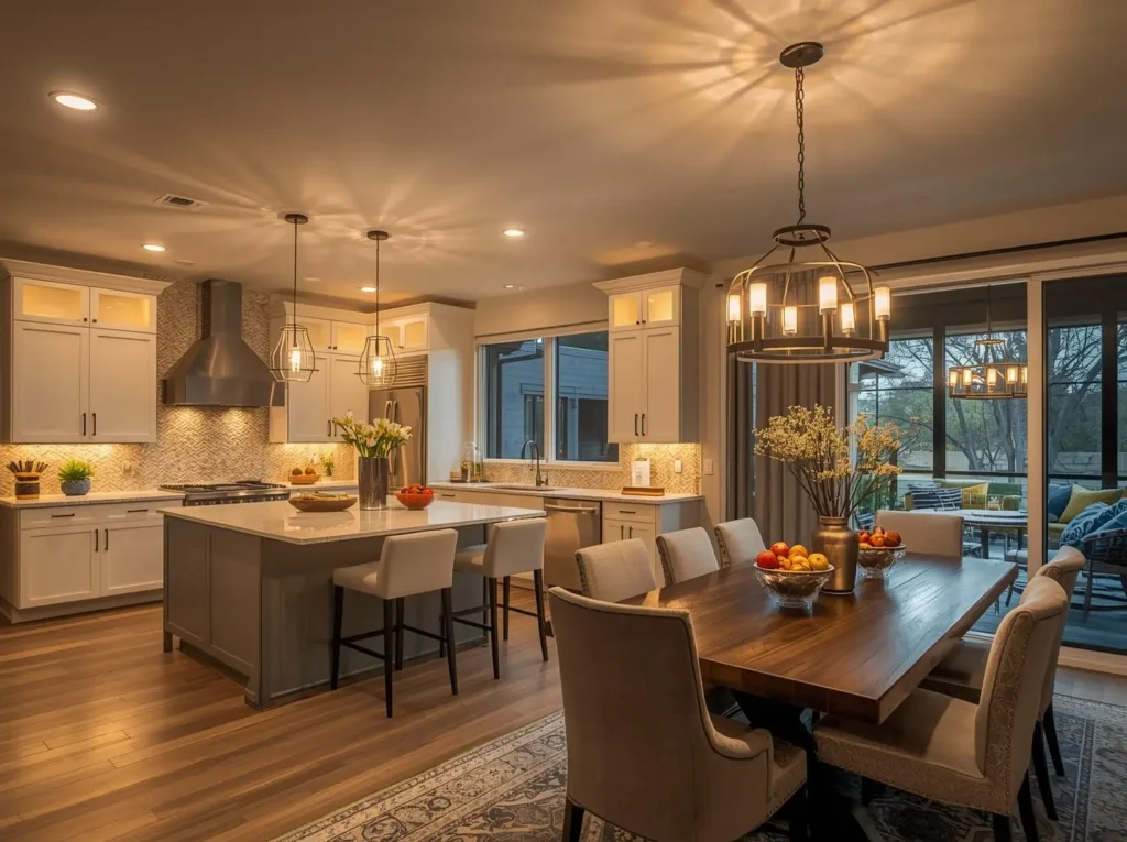 Texas home improvement hacks — bathroom remodeling Austin, TX with modern vanity and glass shower