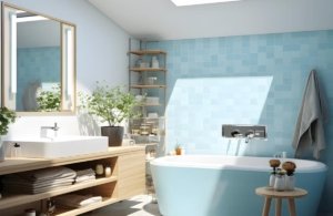 Bathroom renovation contractors created this serene space with natural light, soft tones, and spa-style features—perfect for relaxation and rejuvenation.