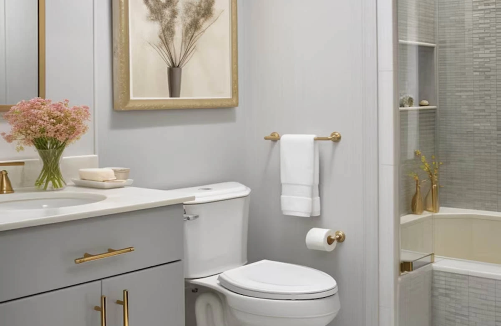 Bathroom remodelers in Austin deliver style and elegance with soft tones, gold accents, and smart space use—perfect for small yet stunning upgrades.