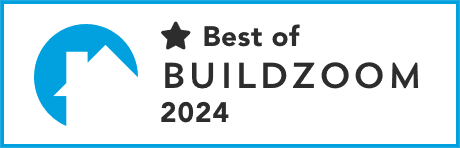 Awarded "Best of BuildZoom 2024" for consistent excellence and client satisfaction in construction.