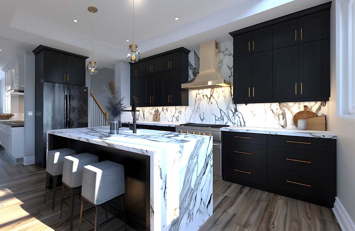 Custom Kitchen Cabinets in Austin | Explore average costs for kitchen renovations in Texas in 2025—from budget to luxury projects.
