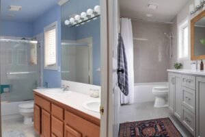 Stylish White & Gray Bathroom Remodel Ideas