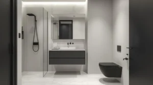 Three Quarter Bathroom Layout for Modern Homes