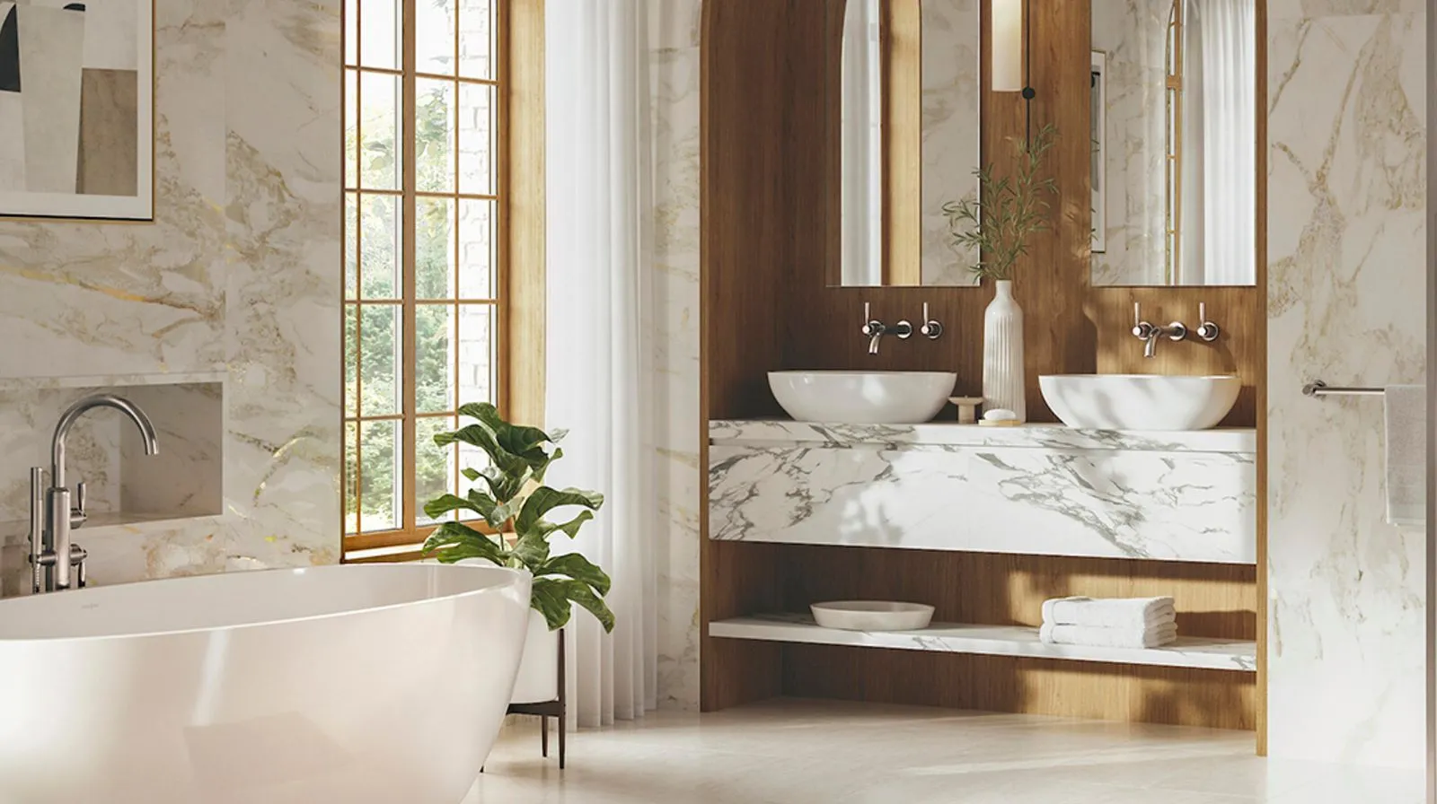 5x7 Bathroom with Walk-In Shower Layout | Smart Space-Saving Design Ideas